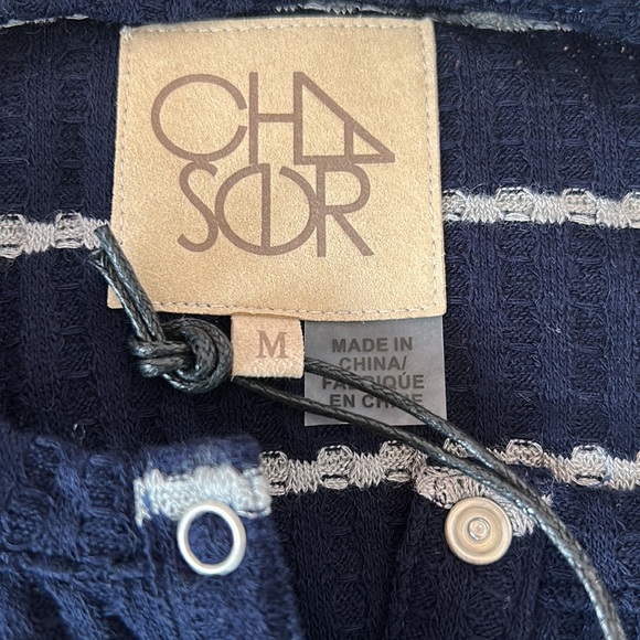 NWT, Chaser, Women’s, Double Cold Shoulder Thermal Henley 3/4 Sleeve Top - Picture 4 of 4